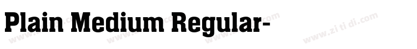 Plain Medium Regular字体转换